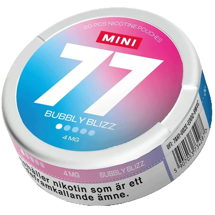 77 Bubbly Fizz Mini-Nicotine Pouches-gigasnus.com