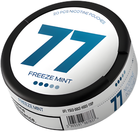 77 Freeze Mint Extra Strong-Nicotine Pouches-gigasnus.com