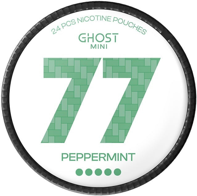 77 Ghost Peppermint Mini-Nicotine Pouches-gigasnus.com