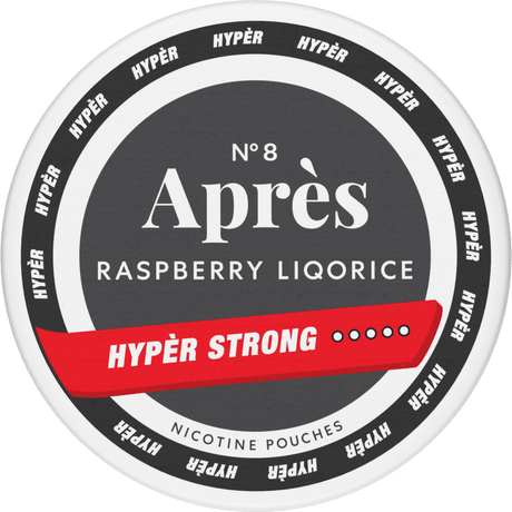 Après Raspberry Liqorice Hyper Strong-Nicotine Pouches-Gigasnus.com