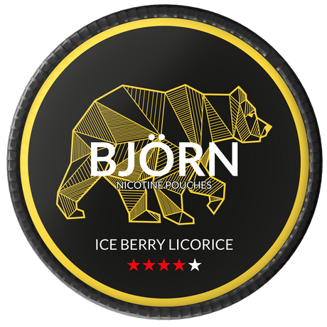 Björn Ice Berry Liqorice-Nicotine Pouches-Gigasnus.com