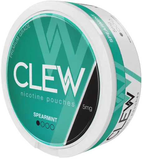 Clew Spearmint 5mg-Nicotine Pouches-Gigasnus.com