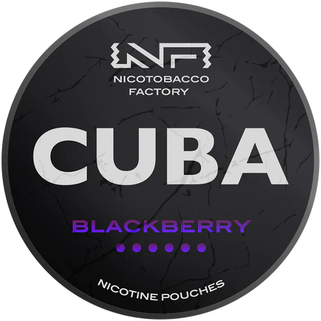 Cuba Black Blackberry-Nicotine Pouches-Gigasnus.com