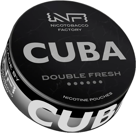 Cuba Black Double Fresh-Nicotine Pouches-Gigasnus.com