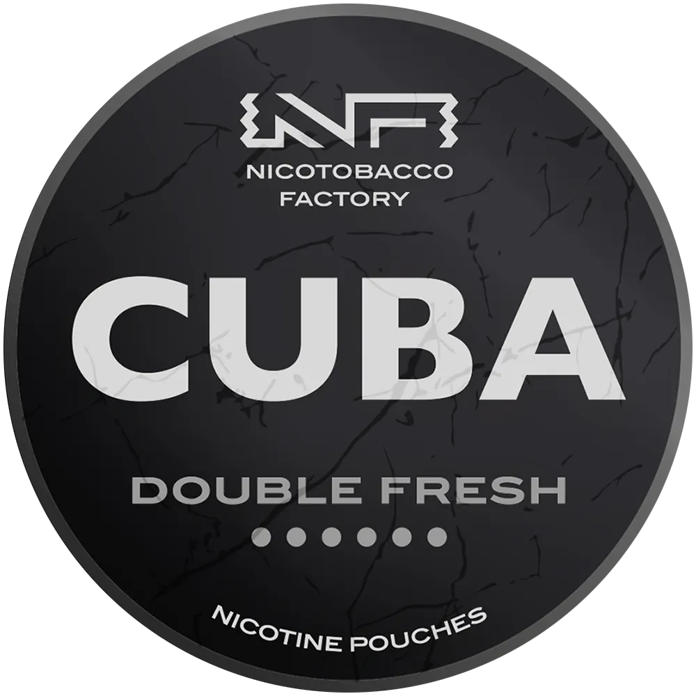 Cuba Black Double Fresh-Nicotine Pouches-Gigasnus.com