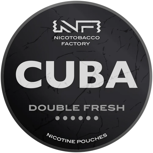 Cuba Black Double Fresh-Nicotine Pouches-Gigasnus.com