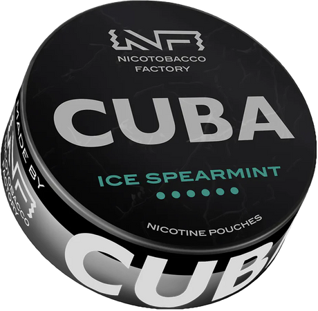 Cuba Black Ice Spearmint-Nicotine Pouches-Gigasnus.com