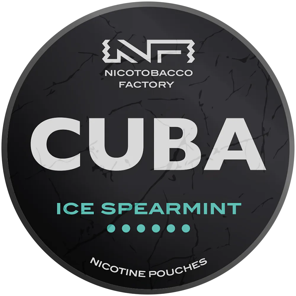Cuba Black Ice Spearmint-Nicotine Pouches-Gigasnus.com