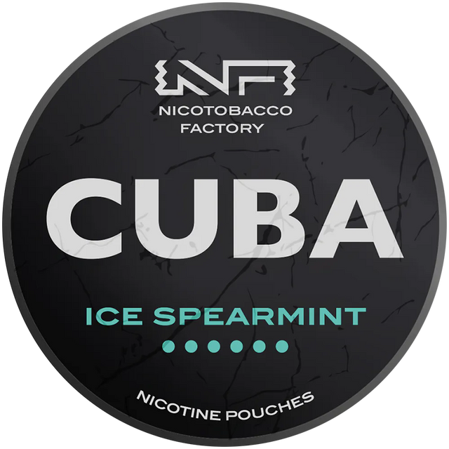 Cuba Black Ice Spearmint-Nicotine Pouches-Gigasnus.com