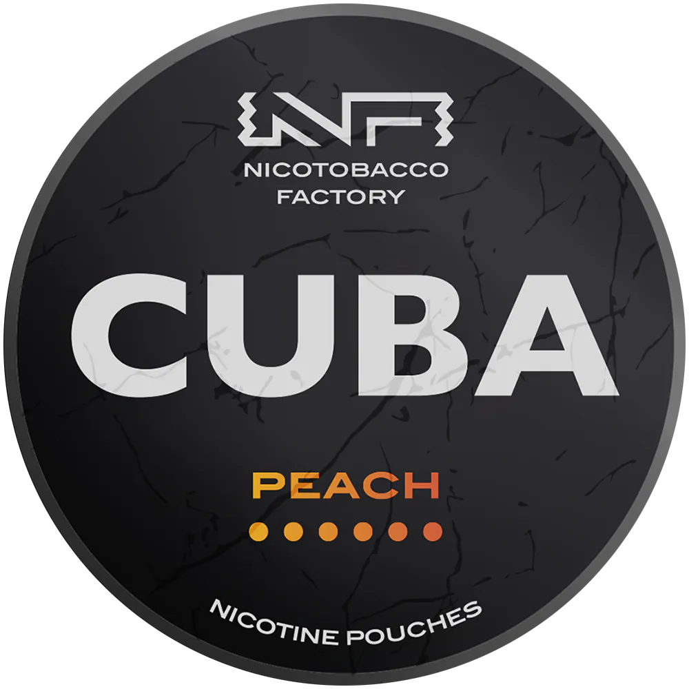 Cuba Black Peach-Nicotine Pouches-Gigasnus.com