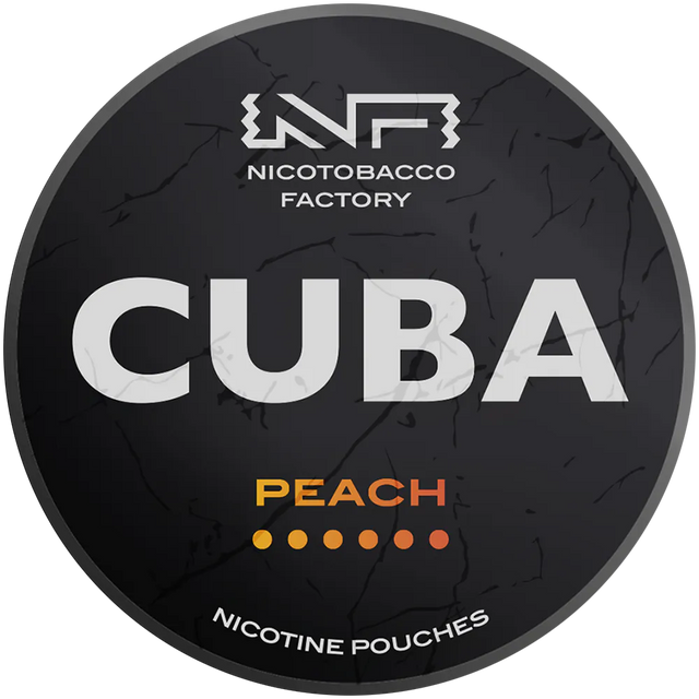 Cuba Black Peach-Nicotine Pouches-Gigasnus.com