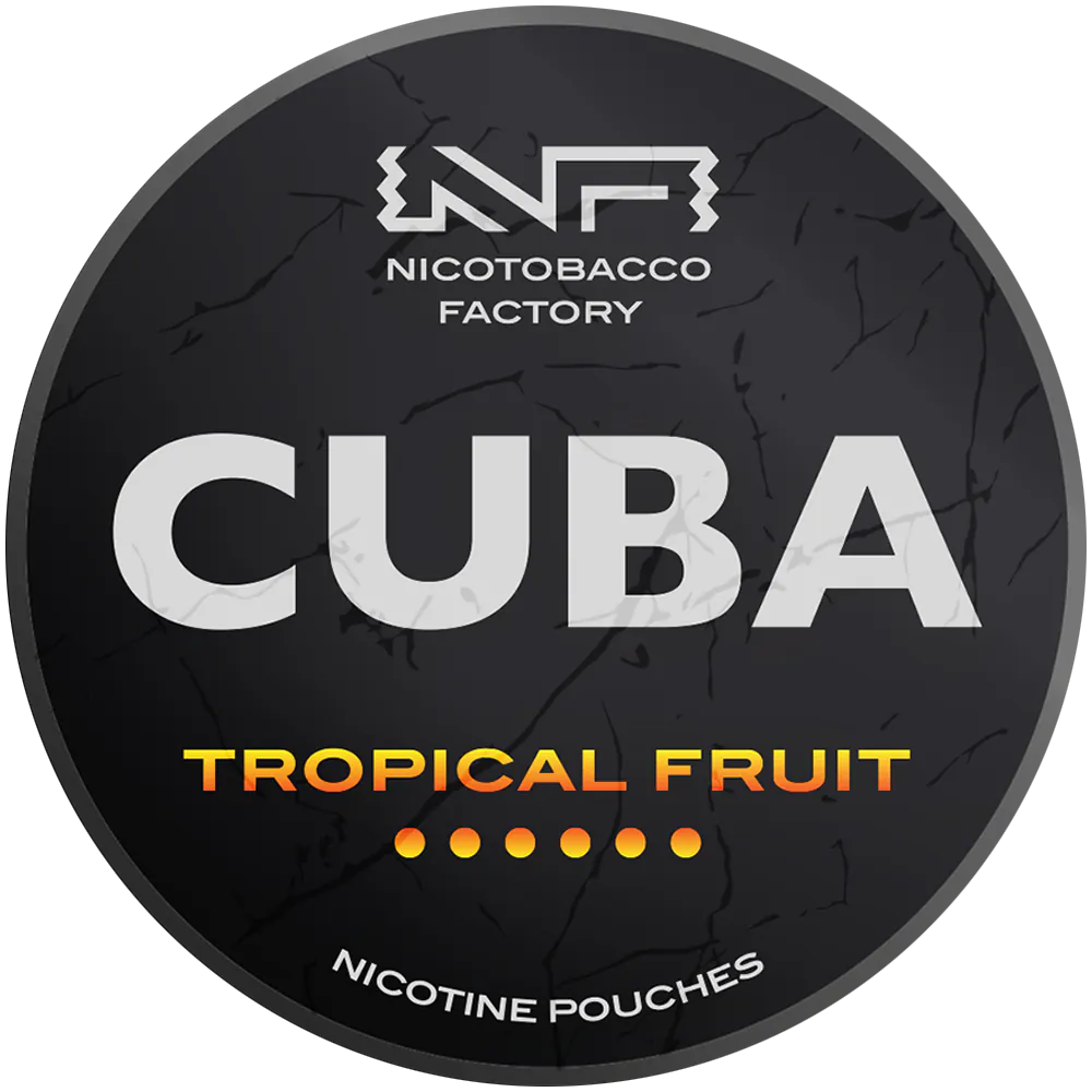 Cuba Black Tropical Fruit-Nicotine Pouches-Gigasnus.com