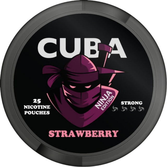 Cuba Ninja Strawberry-Nicotine Pouches-Gigasnus.com
