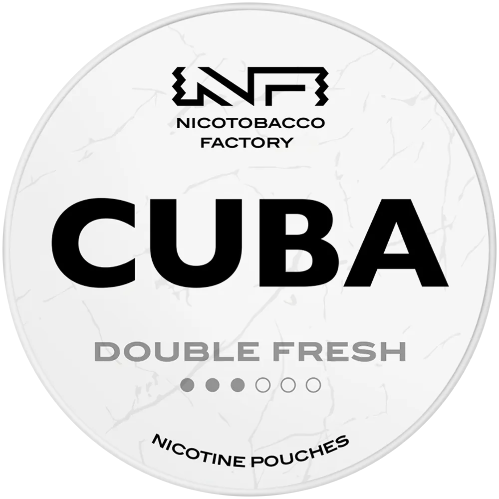 Cuba White Double Fresh-Nicotine Pouches-Gigasnus.com