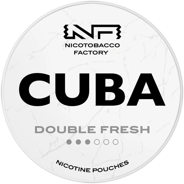 Cuba White Double Fresh-Nicotine Pouches-Gigasnus.com