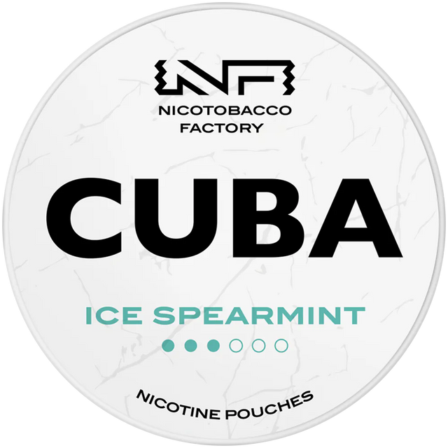 Cuba White Ice Spearmint-Nicotine Pouches-Gigasnus.com