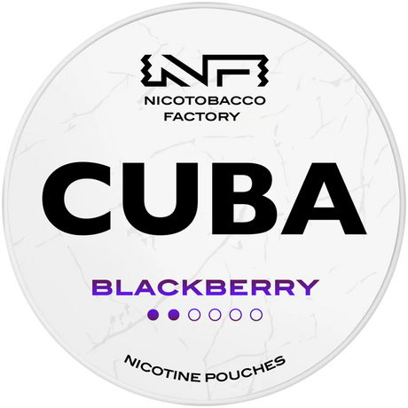 Cuba White Low Blackberry-Nicotine Pouches-Gigasnus.com