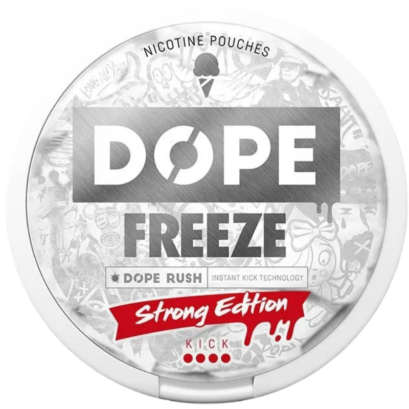 DOPE Freeze Strong-Nicotine Pouches-Gigasnus.com