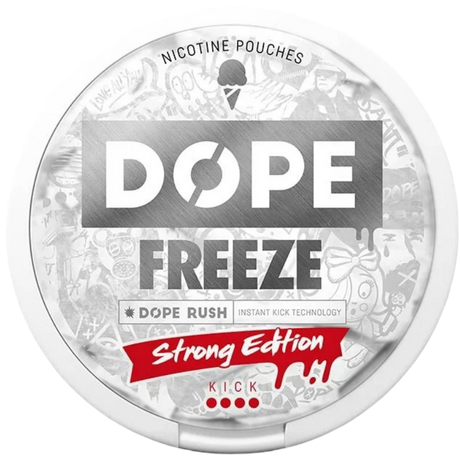 DOPE Freeze Strong-Nicotine Pouches-Gigasnus.com