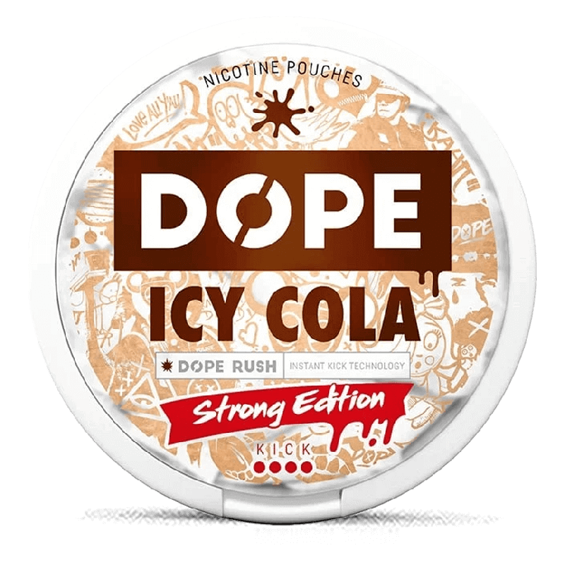DOPE Icy Cola Strong-Nicotine Pouches-Gigasnus.com