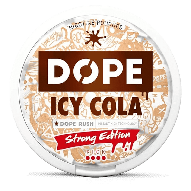 DOPE Icy Cola Strong-Nicotine Pouches-Gigasnus.com
