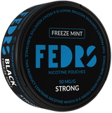 FEDRS BLACK Freeze Mint-Nicotine Pouches-Gigasnus.com