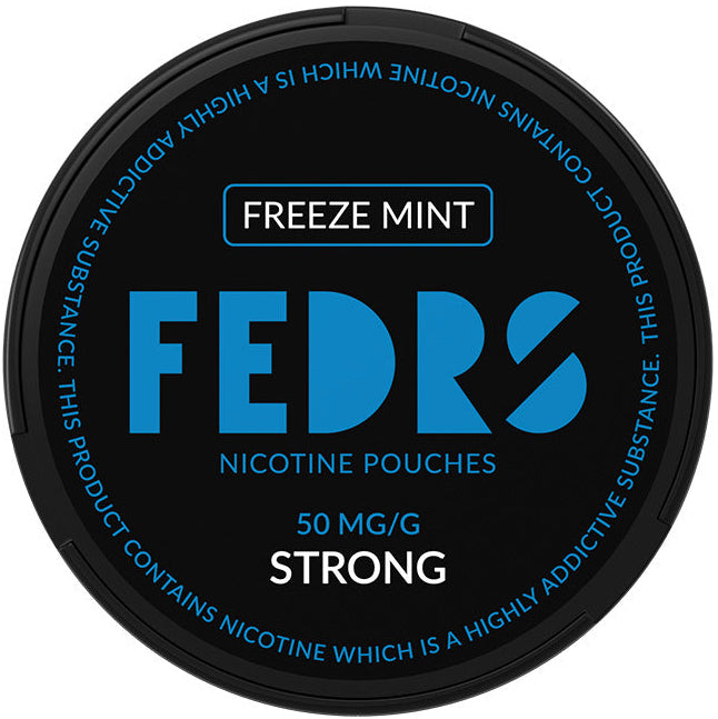 FEDRS BLACK Freeze Mint-Nicotine Pouches-Gigasnus.com