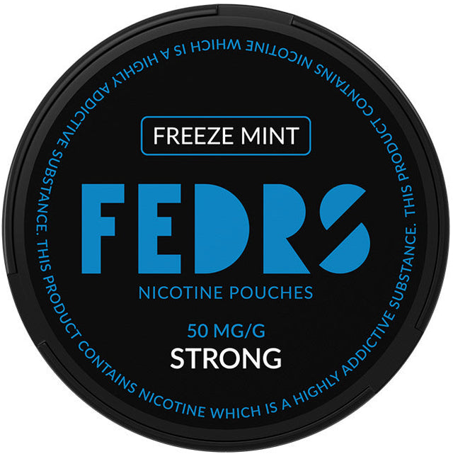 FEDRS BLACK Freeze Mint-Nicotine Pouches-Gigasnus.com
