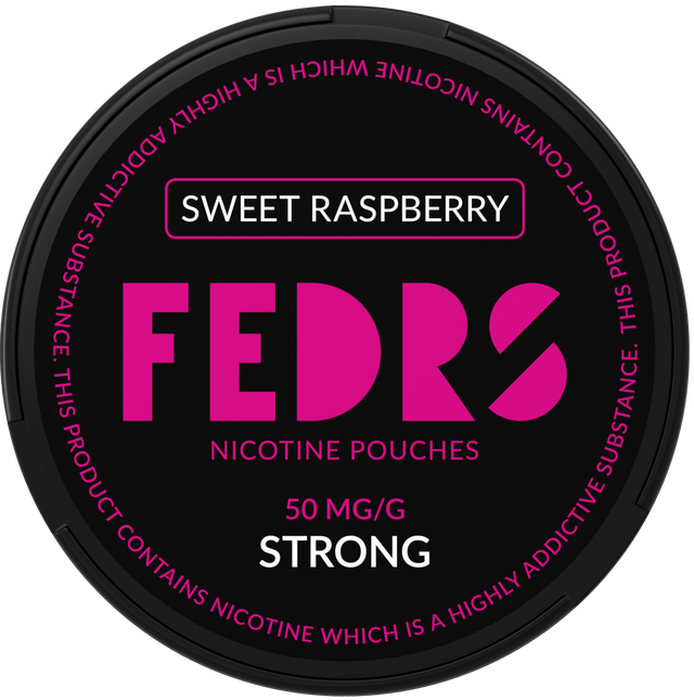 FEDRS BLACK Sweet Raspberry-Nicotine Pouches-Gigasnus.com