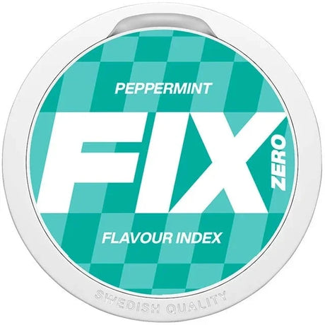 FIX ZERO Peppermint-Nicotine Free Pouches-Gigasnus.com