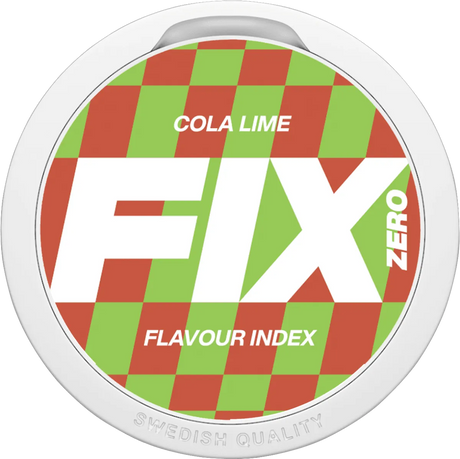 FIX ZERO Cola Lime-Nicotine Free Pouches-Gigasnus.com