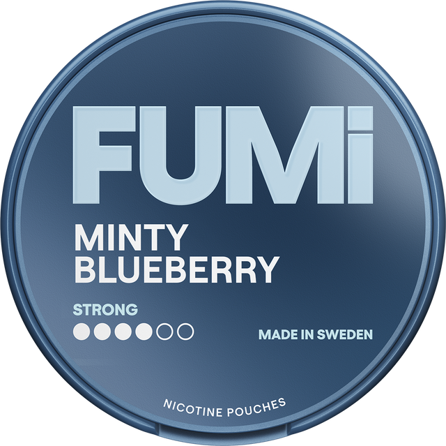 FUMi Minty Blueberry Strong-Nicotine Pouches-Gigasnus.com