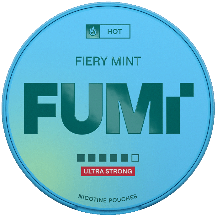 FUMi Fiery Mint Ultra Strong-Nicotine Pouches-gigasnus.com