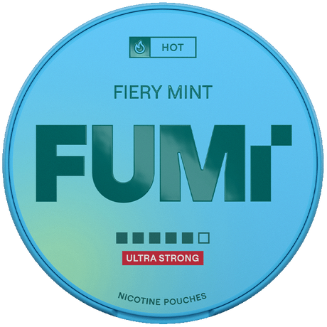 FUMi Fiery Mint Ultra Strong-Nicotine Pouches-gigasnus.com