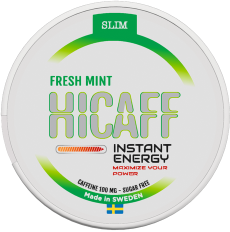 Hicaff Fresh Mint-Koffein Pouches-Gigasnus.com