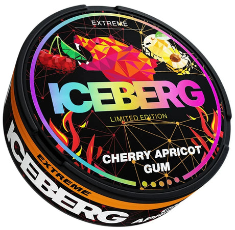 Iceberg Cherry Apricot Gum-Nicotine Pouches-Gigasnus.com