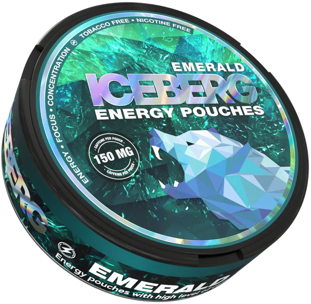 Iceberg Energy Emerald 150mg-Koffein Pouches-Gigasnus.com