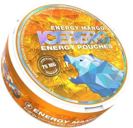 Iceberg Energy Mango 75mg-Koffein Pouches-Gigasnus.com
