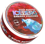 Iceberg Energy Sour Berries 75 mg-Koffein Pouches-Gigasnus.com