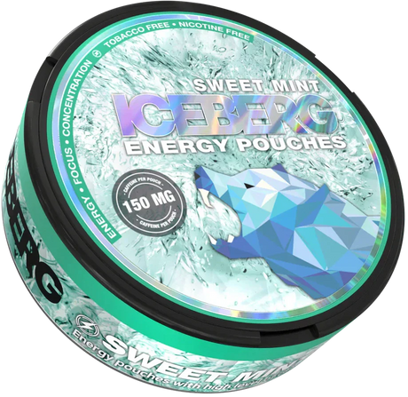 Iceberg Energy Sweet Mint 150mg-Koffein Pouches-Gigasnus.com
