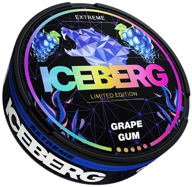 Iceberg Grape Gum-Nicotine Pouches-Gigasnus.com