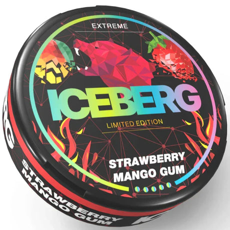 Iceberg Strawberry Mango Gum-Nicotine Pouches-Gigasnus.com