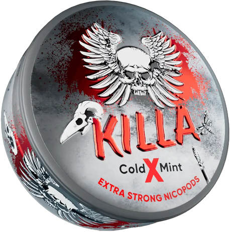Killa Cold X Mint-Nicotine Pouches-Gigasnus.com