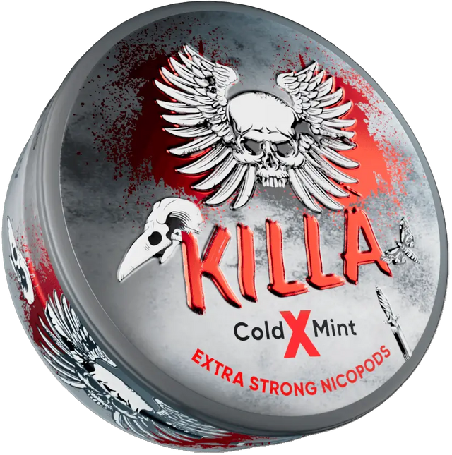 Killa Cold X Mint-Nicotine Pouches-Gigasnus.com