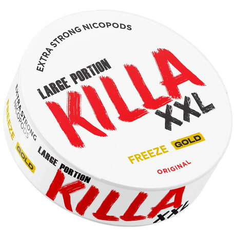 Killa XXL Large Portion Freeze Gold-Nicotine Pouches-Gigasnus.com