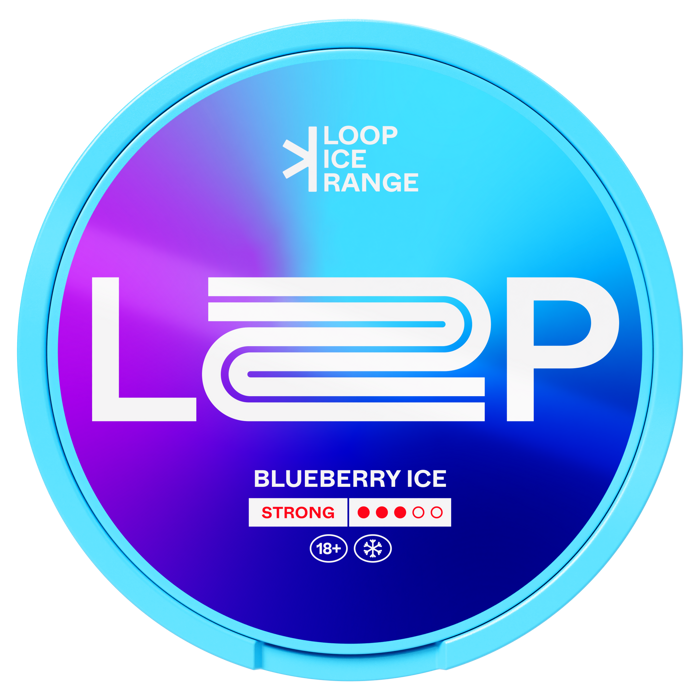 LOOP Blueberry Ice Strong-Nicotine Pouches-Gigasnus.com