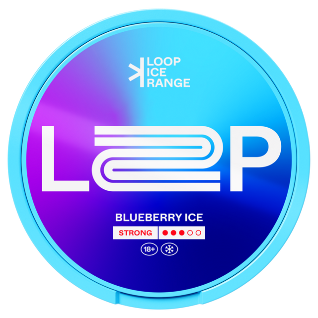 LOOP Blueberry Ice Strong-Nicotine Pouches-Gigasnus.com