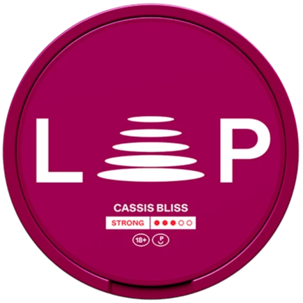 LOOP Cassis Bliss Strong-Nicotine Pouches-Gigasnus.com