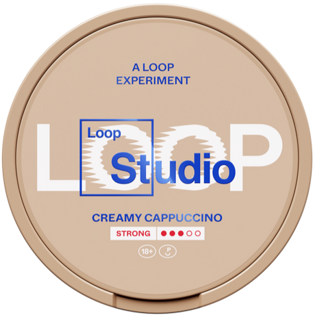 LOOP Creamy Cappuccino Strong-Nicotine Pouches-Gigasnus.com