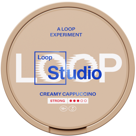 LOOP Creamy Cappuccino Strong-Nicotine Pouches-Gigasnus.com